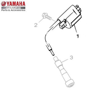 BOBINA DE IGNIÇÃO PARA YS150 FAZER ATÉ 2019 E  YBR150 FACTOR ATÉ 2018 ORIGINAL YAMAHA