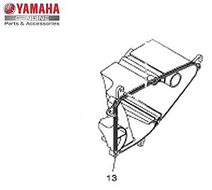 CAIXA DO FILTRO DE AR PARA FAZER 150 ORIGINAL YAMAHA