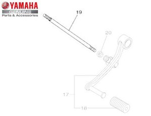 HASTE DO CAMBIO PARA MT-09 , MT-09 TRACER E TDM850 ORIGINAL YAMAHA