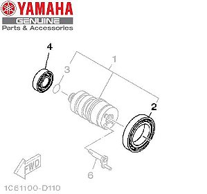 ROLAMENTO DO COMANDO PARA NMAX160 ORIGINAL YAMAHA