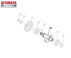 BALANCEADOR ( BALANCEIRO ) DO VIRABREQUIM PARA XT660R E TENERE 660 ORIGINAL YAMAHA