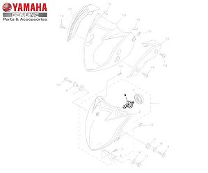 LAMPADA DO FAROL PARA YS250 FAZER 2011 A 2017 ORIGINAL YAMAHA