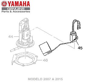 UNIDADE SENSOR DE COMBUSTIVEL ( BÓIA ) PARA XTZ250 LANDER ORIGINAL YAMAHA