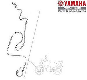 SENSOR DO ABS DA RODA DIANTEIRA PARA XTZ150 CROSSER 2019 A 2022 ORIGINAL YAMAHA