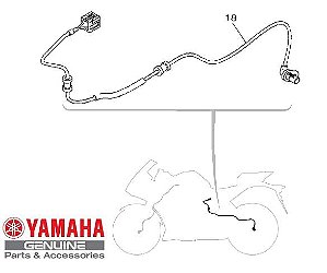 SENSOR DO ABS DA RODA TRASEIRA PARA MT-03 E YZF-R3 ORIGINAL YAMAHA