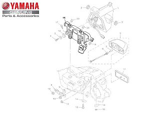 SUPORTE DA LANTERNA TRASEIRA PARA YS250 FAZER 2011 A 2017 ORIGINAL YAMAHA