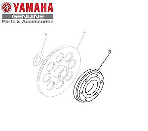 PLACA DE PARTIDA OU PARTIDA SENTIDO UNICO PARA XVS650 DRAGSTAR ORIGINAL YAMAHA