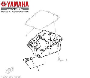 TAMPA DO CARTER PARA MT-07 ORIGINAL YAMAHA