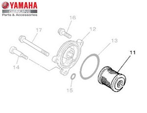 FILTRO DE OLEO PARA TTR-230 , XT225 , TDM225 , TTR-225 ORIGINAL YAMAHA