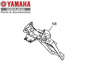 SUPORTE DA LICENÇA ( PLACA ) PARA XTZ250 NOVA LANDER ABS 2020 A 2023 ORIGINAL YAMAHA