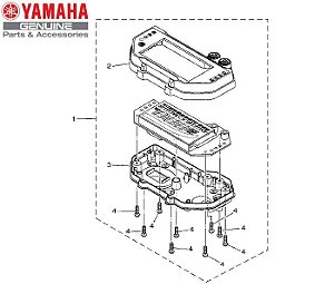 MEDIDOR CONJUNTO PARA MT-03 2021 E 2022 ORIGINAL YAMAHA