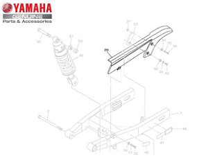 CAPA DA CORREIA PARA XVS950 MIDNIGHT STAR 2009 A 2016 ORIGINAL YAMAHA