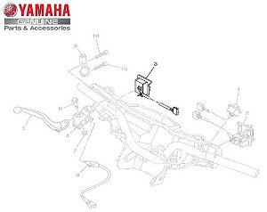 iINTERRUPTOR DIREITO DO GUIDAO PARA CRYPTON 115 2010 A 2016 ORIGINAL YAMAHA