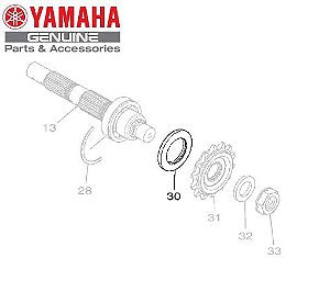 RETENTOR DO PINHÃO PARA MT-03 E YZF-R3 ORIGINAL YAMAHA