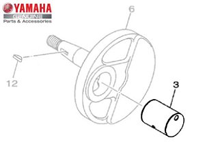 PINO DO VIRABREQUIM PARA NEO125 UBS ORIGINAL YAMAHA