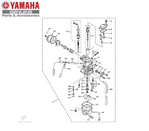 CARBURADOR COMPLETO PARA TTR-125 ORIGINAL YAMAHA
