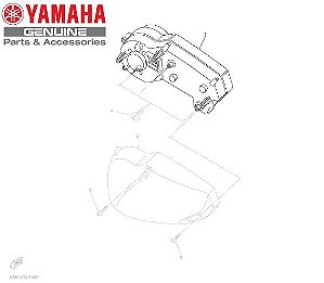 PAINEL DO VELOCIMETRO PARA FZ6-N E FZ6-S 2007 A 2009 ORIGINAL YAMAHA