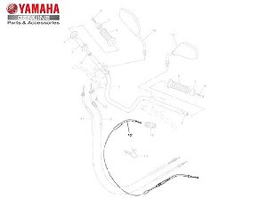 CABO DE EMBREAGEM FAZER 250 2006 A 2014 ORIGINAL YAMAHA