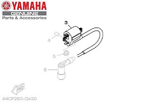 BOBINA DE IGNICAO PARA FAZER 250 ORIGINAL YAMAHA