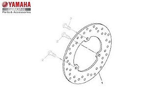 DISCO DE FREIO TRASEIRO PARA MT03 e YZF R3 ORIGINAL YAMAHA