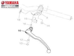 ALAVANCA DE EMBREAGEM ESQUERDA MT-03 E YZF R3 ORIGINAL YAMAHA