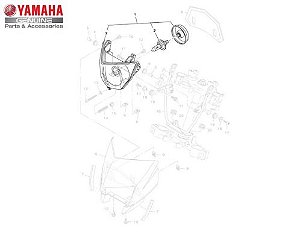 BLOCO DO FAROL DIANTEIRO CONJUNTO PARA LANDER 250 ATÉ 2019 ORIGINAL YAMAHA