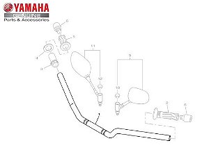 GUIDÃO PARA XJ6-F E XJ6-N ORIGINAL YAMAHA