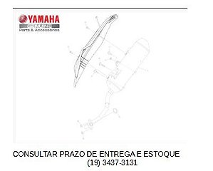 PROTETOR DO ESCAPAMENTO PARA NMAX 160 2017 A 2020 ORIGINAL YAMAHA (CONSULTAR PRAZO DE ENTREGA E ESTOQUE)