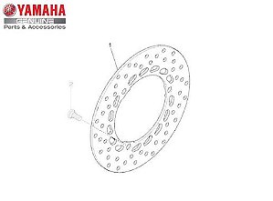 DISCO DE FREIO TRASEIRO NMAX 160 ORIGINAL YAMAHA