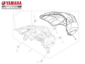 LENTE DA LANTERNA TRASEIRA PARA NMAX 160 ORIGINAL YAMAHA