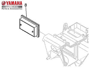 ELEMENTO DO FILTRO DE AR XT-660R ORIGINAL YAMAHA