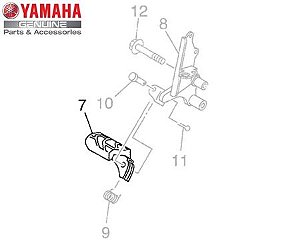 ESTRIBO DIANTEIRO DIREITO PARA XT660R ORIGINAL YAMAHA