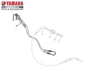 CABO DO ACELERADOR PARA XTZ 150 CROSSER 2015 A 2021 ORIGINAL YAMAHA