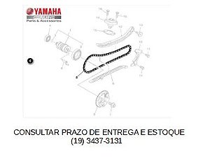 CORRENTE DE COMANDO PARA NMAX 160 2017 ATE 2023/ FZ 15 2023 ORIGINAL YAMAHA (CONSULTAR PRAZO DE ENTREGA E ESTOQUE)