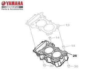 CILINDRO DO MOTOR PARA MT-03 e YZF-R3 ORIGINAL YAMAHA