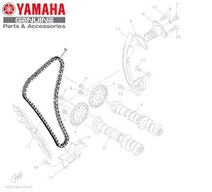 CORRENTE DE COMANDO PARA MT-03 E YZF-R3 ORIGINAL YAMAHA