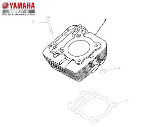 CILINDRO DO MOTOR FAZER 250 ATE 2015 TÉNÉRÉ E LANDER TODAS ORIGINAL YAMAHA