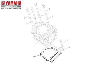 JUNTA DO CILINDRO PARA XT660R e XT660Z TÉNÉRÉ ORIGINAL YAMAHA