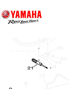 JOGO DE FERRAMENTAS PARA FLUO 125 2023 E 2024 ORIGINAL YAMAHA