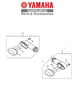 PISCA DIANTEIRO (CRISTAL) CROSSER 150 2022 ORIGINAL YAMAHA