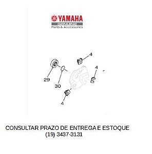 corrediça,espaçador e anel da embreagem para nmax 160 2017 ATE 2020 original yamaha (CONSULTAR PRAZO DE ENTREGA E ESTOQUE)