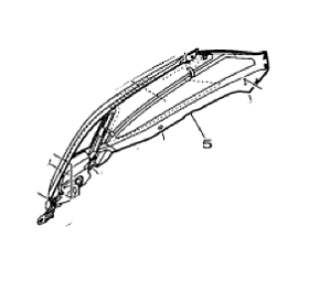 RABETA OU TAMPA LATERAL DIREITA PARA NMAX 160 2017 A 2024 ORIGINAL YAMAHA (CONSULTAR PRAZO DE ENTREGA E ESTOQUE)