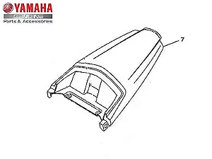 PARALAMA TRASEIRO PARA LANDER XTZ 250 2007 ATE 2019 ORIGINAL YAMAHA