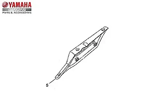 PROTETOR DE ESCAPAMENTO PARA FAZER 250 2011 A 2016 ORIGINAL YAMAHA