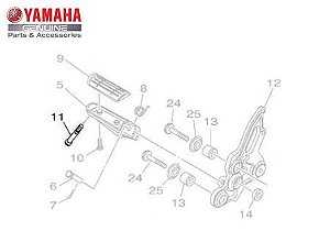 PINO DA PEDALEIRA PARA MT 07 E YZF R1 ORIGINAL YAMAHA