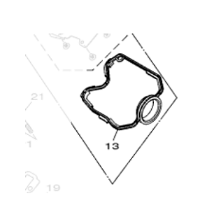 GAXETA DA TAMPA DO CABEÇOTE PARA YZF R15 2024 ORIGINAL YAMAHA (*CONSULTAR ESTOQUE E PRAZO DE ENTREGA*)