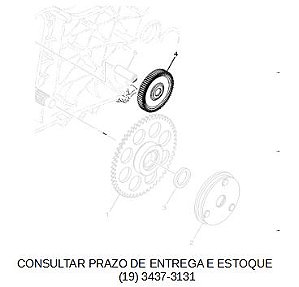 ENGRENAGEM LOUCA DA PARTIDA PARA NEO 125  2017 ATE 2025 ORIGINAL YAMAHA (CONSULTAR PRAZO DE ENTREGA E ESTOQUE)