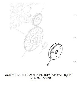 PLACA DE PARTIDA OU EMBREAGEM DE PARTIDA PARA NEO 125 2019 ATE 2025 ORIGINAL YAMAHA (CONSULTAR PRAZO DE ENTREGA E ESTOQUE)
