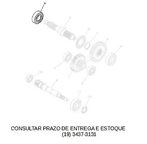 RETENTOR DA TRASMISSAO PARA NEO 125 2017 ATE 2025 ORIGINAL YAMAHA (CONSULTAR PRAZO DE ENTREGA E ESTOQUE)