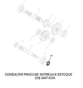 RETENTOR DA TRASMISSAO PARA NEO 125 2017 ATE 2025 ORIGINAL YAMAHA (CONSULTAR PRAZO DE ENTREGA E ESTOQUE)